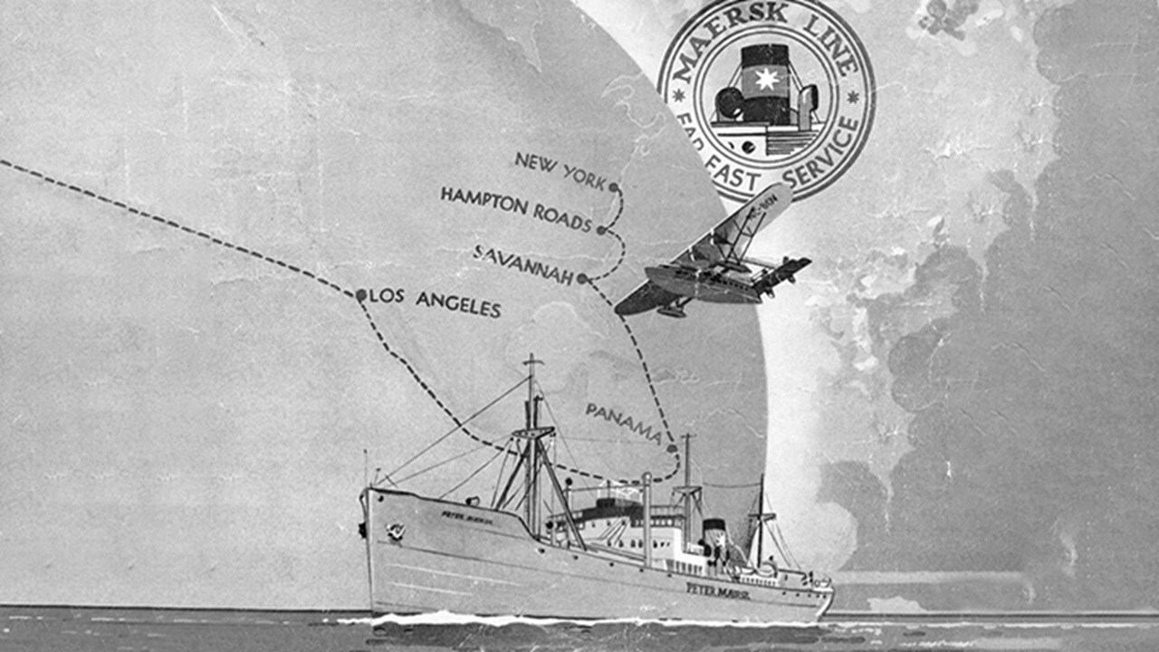 Maersk began its first liner service known as the Far East Service