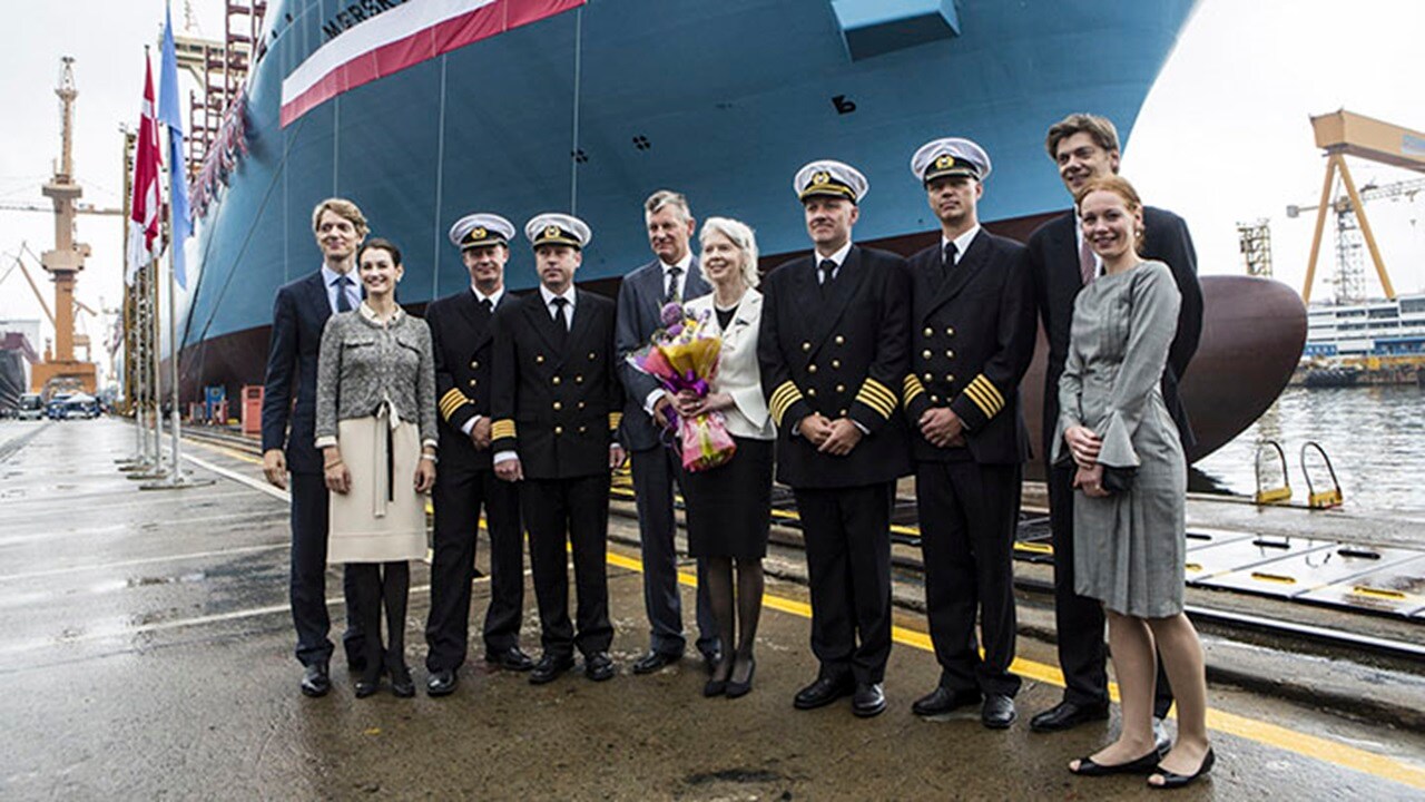 Robert Mærsk Uggla, Ane Mærsk Mc-Kinney Uggla, and family