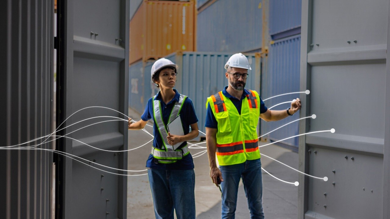 Checking the container