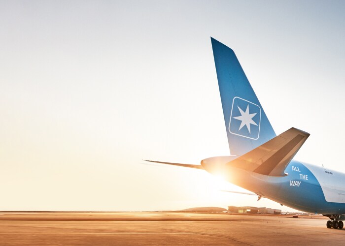 Picture of a Maersk airplane
