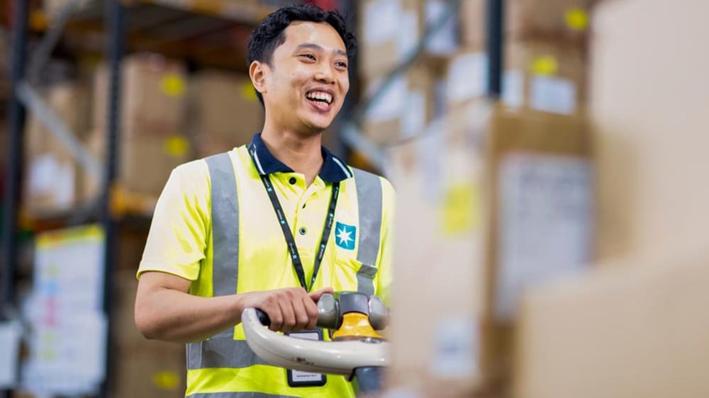 Employee at warehouse