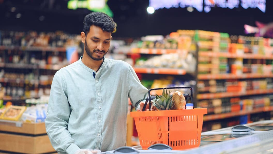 People shopping in super market