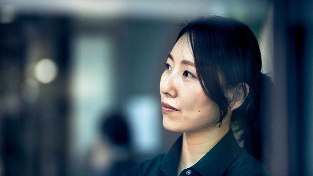 Women looking faraway