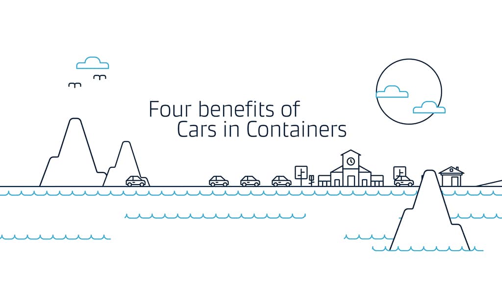 Four benifits of cars in containers
