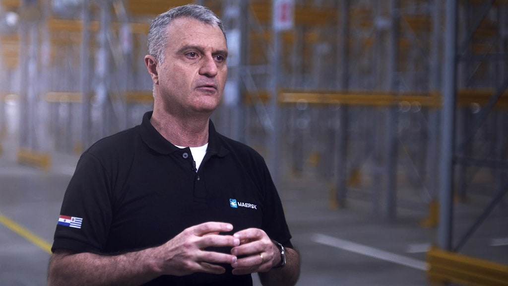 Douglas Tacla, Regional Head of Warehousing and Distribution for Maersk.