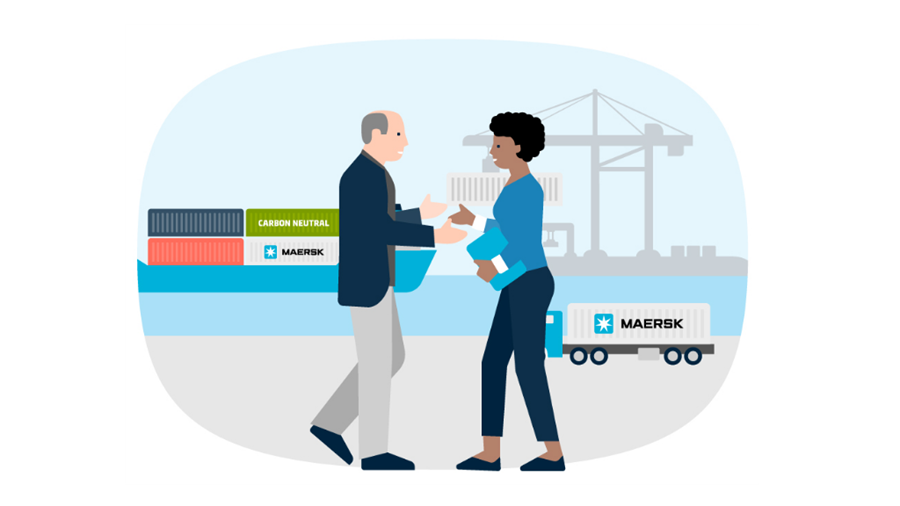 A male and a female shaking hands infographic