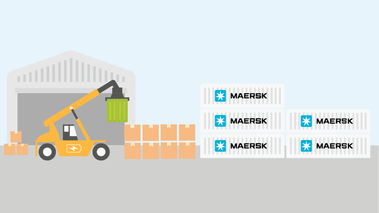 Real-time shipment tracking infographic
