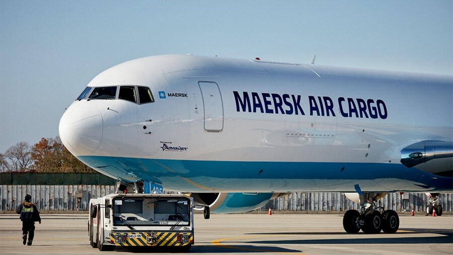 Maersk air cargo plane