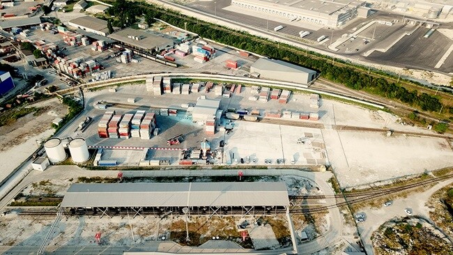 Container depot at Novorossiysk