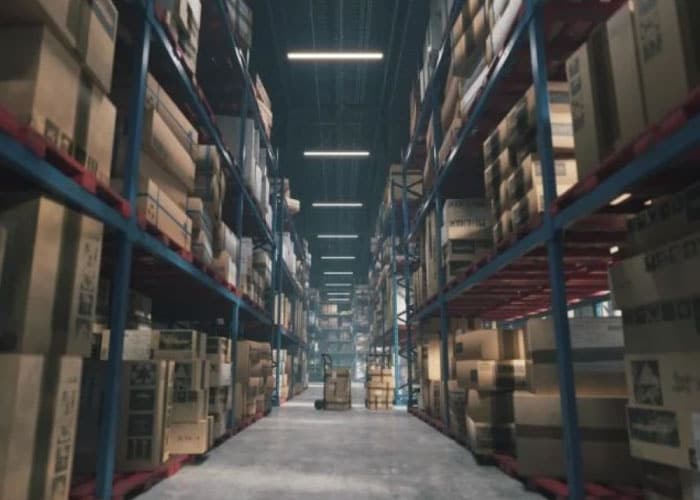 boxes in warehouses