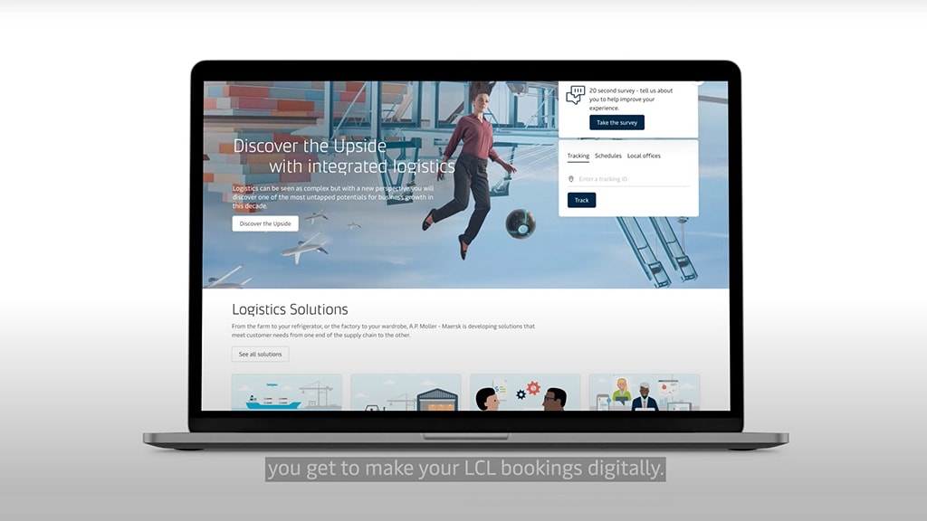 How to book Maersk LCL